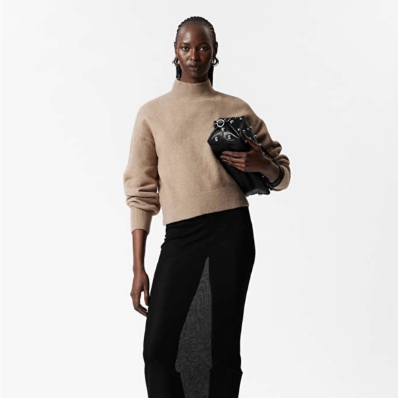 & Other Stories Mock-Neck Sweater - Picture 3 of 8